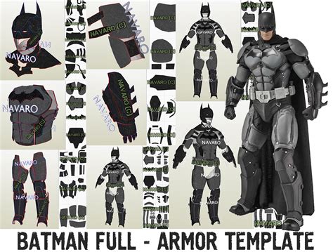 Batman Foam Armor Templates
